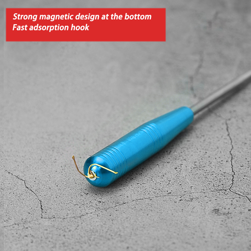 Fishing Hook Remover Stainless Steel Hook Detacher Removal Fishhook Disgorger with Aluminum Handle Fishing Tackle Tool