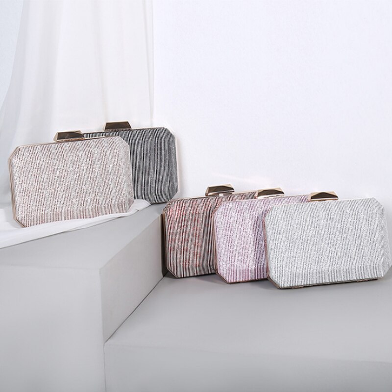 Luksus kveld clutch vesker rød bryllup clutch veske kvinnelig brudepike skuldervesker clutches fest veske