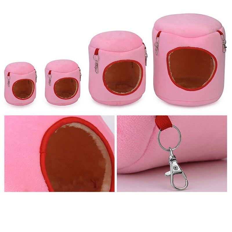Pet Cute Soft Hanging bed Little Pet Rat Warm Bed Rat Hammock Squirrel Winter Toys Pet Hamster Cage House Hanging Nest cage