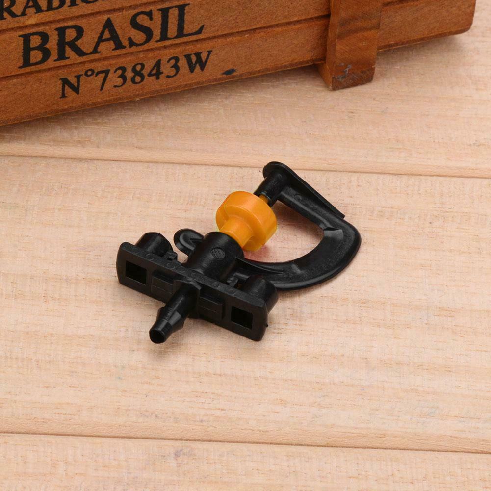 10PCS 360 Degree Rotating Sprinkler Nozzle Greenhouse 1/4 Sprinkler Suspension Type nozzle hose Micro irrigation drip G Y9G0