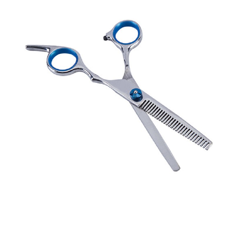 Hairdressing Scissors 6 inch Hair Cutting Thinning Hair Scissors Barber Scissors Hairdresser Tool Salon Accessories: blue 2