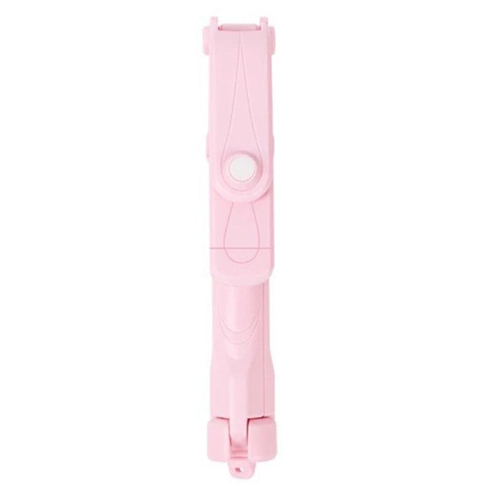 Photography Handheld Tripod Selfie Stick Wireless Control Wireless Shutter Folding Self Timer Rod Aluminum,pc Smartphones ACEHE: pink