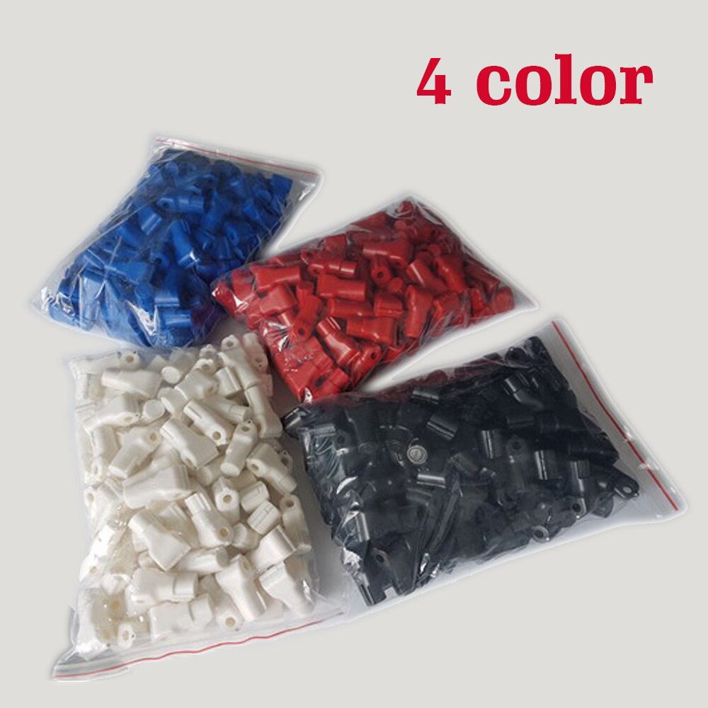 (100Pcs + 1Pc) Retail Beveiliging Winkel Stop Lock En Ontkoppelaar, voor Stem &amp; Peg Display Haken Anti-Diefstal Anti Sweep