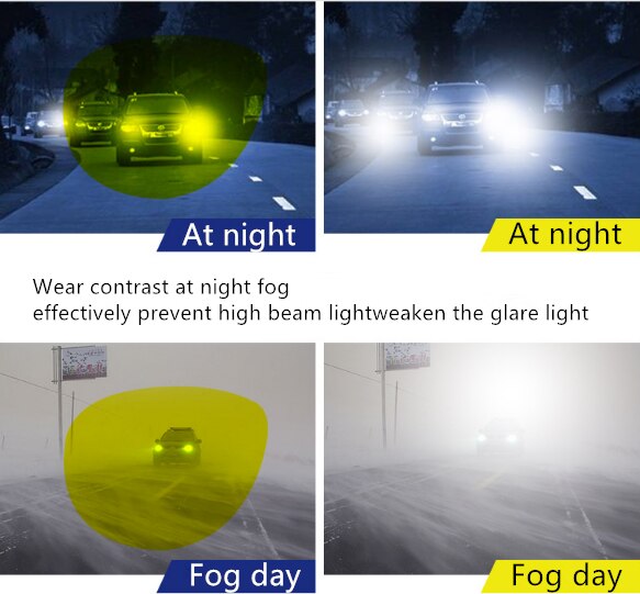 Driver glasses Goggles Aviation Night Driving Yellow Lens Classic Anti Vision Driver Safety glasses For Men