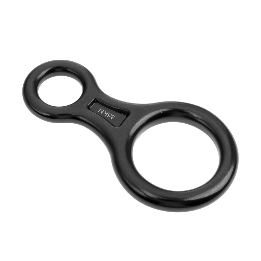 35KN Heavy Duty Figure 8 Rope Descender Rappel Ring Mountaineering