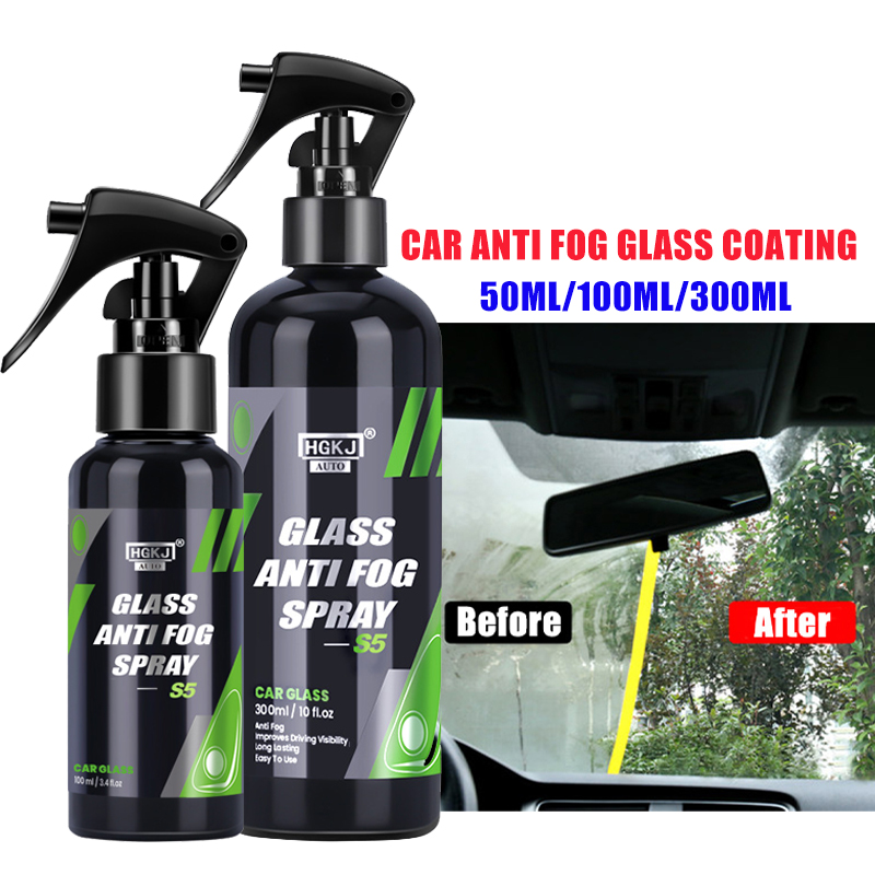Car Anti Fog Glass Coating 50/100/300ML Agent Antifog Cleaner Coating Liquid Windscreen Fog Repellent Spray Waterproof for AUTO