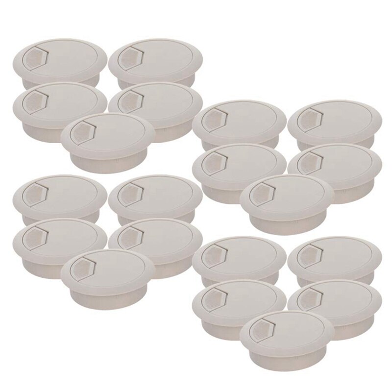 Bureau Plastic Kabel Doos 50Mm Diameter Plastic Desktop Kabel Box Desk Kabel Organizer