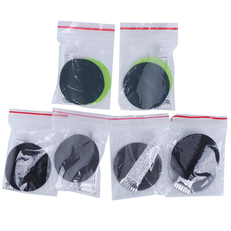 PVC Inflating Air Bed Boat Sofa Repair Perfect Seal 4Patches 2Glues Kit For Air Mattress Self-inflating Mat Repair 2 Set