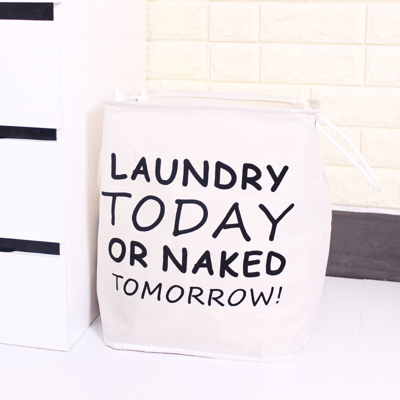 SDARISB Bathroom Family Laundry Basket Folding Cotton Foldable Large Oxford Cloth Grey Toy Laundry Basket: Dark Gray