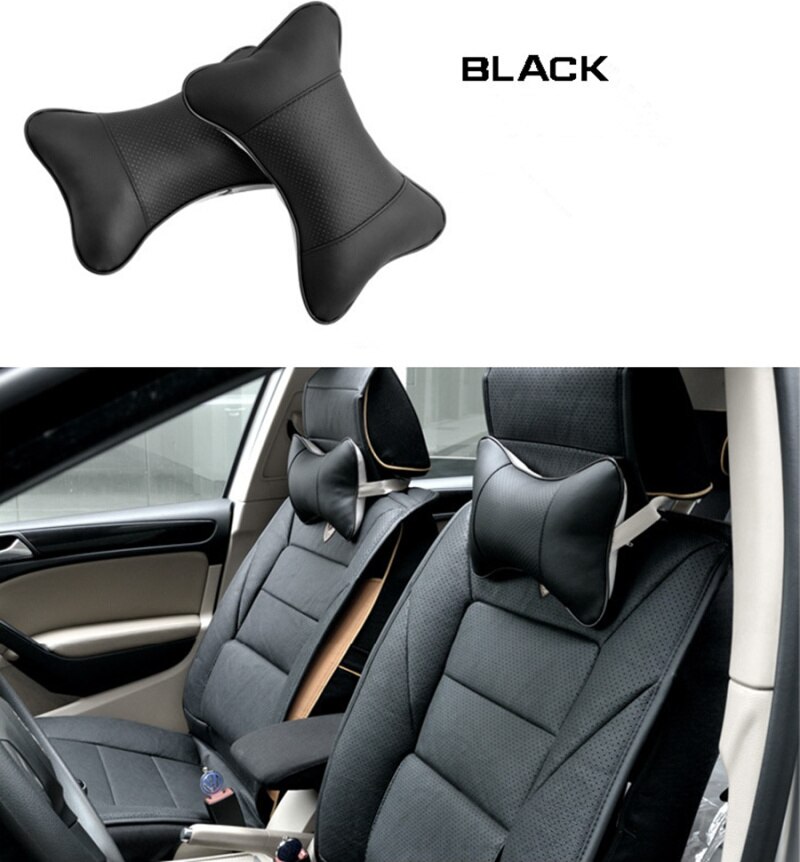 2PC asiento de coche cojín reposacabezas para Cabeza y Cuello reposacabezas almohada para Volvo S40 S60 S80 S90 V40 V60 V70 V90 XC60 XC70 XC90