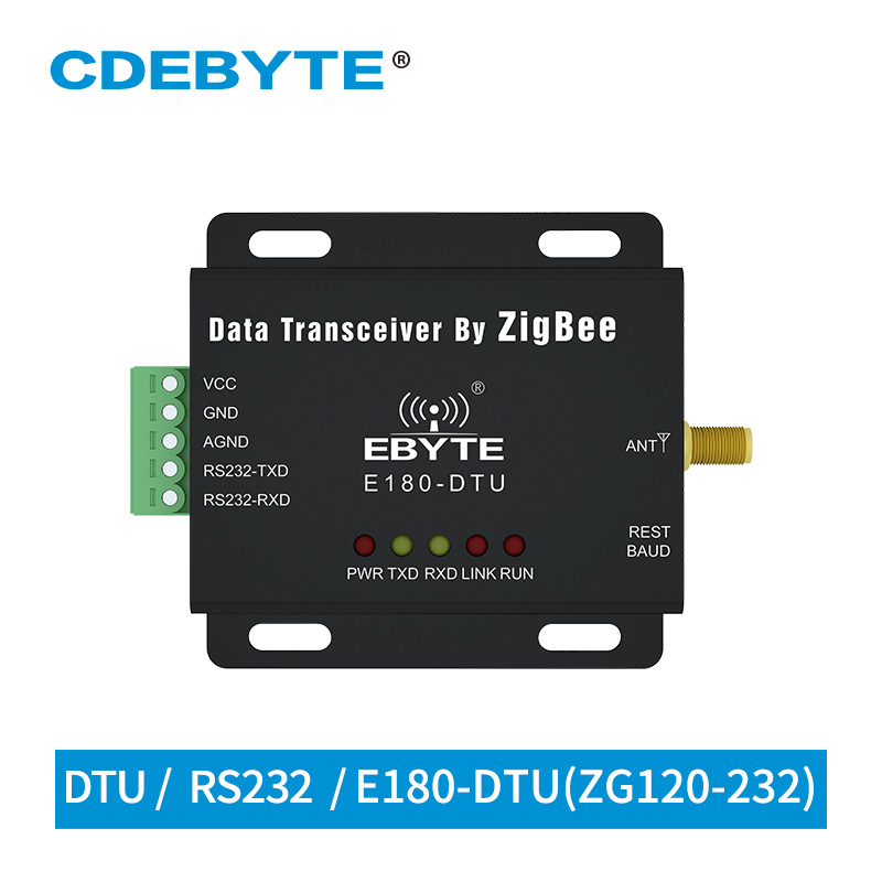 E180- dtu (zg120-232)  zigbee 3.0 ad hoc netværk  rs232 iot trådløst transceiver radiomodem