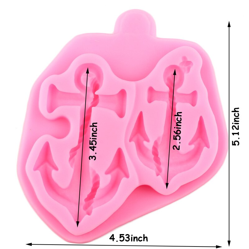 Ankers Siliconen Mallen Fondant Taart Decoreren Gereedschappen Sugarcraft Chocolade Bakvorm Snoep Polymeer Klei Mallen
