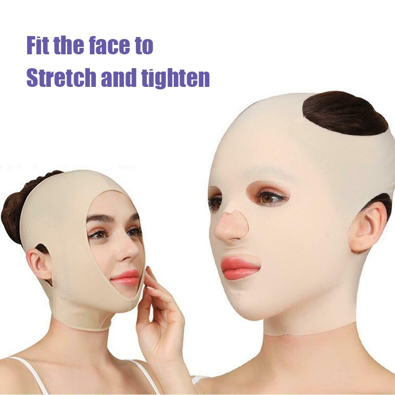 Gezicht Lift V Shaper Masker Facial Afslanken Band... – Grandado