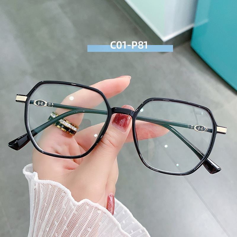 Women Full Rim Optical Eyeglasses Frame Optional Colors Prescription Glasses TR-90 Eyewear Blue Light Blocking: black