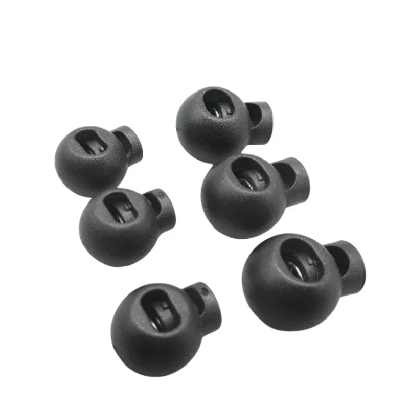 12 stuks Shock Cord Rope Stopper Lock End Toggle Buckle en metalen veer