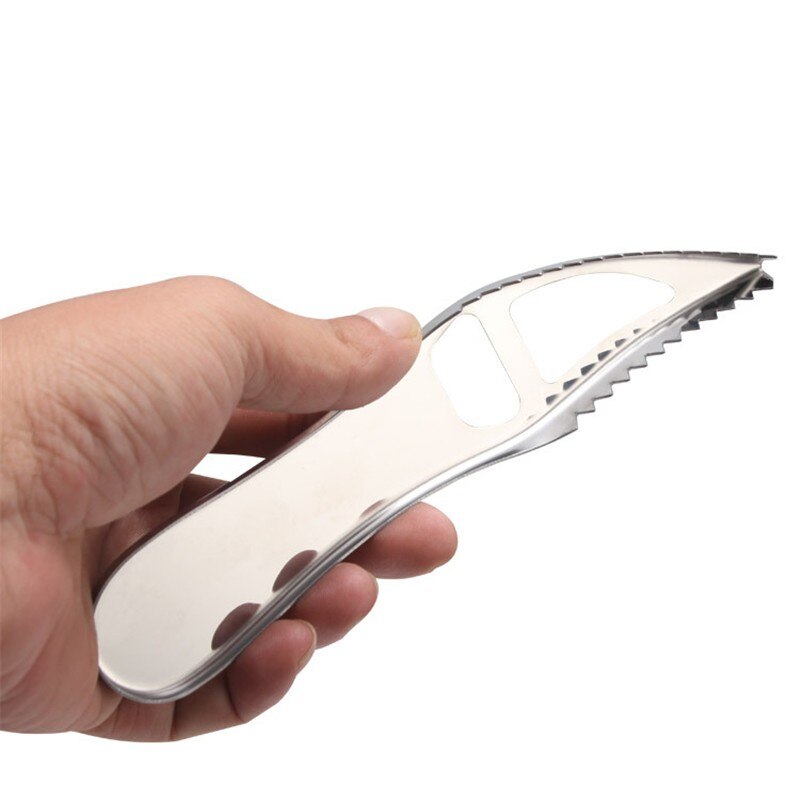 Stainless Steel Fish Scale Knife Seafood Tools Kitchen Accessories Scaler Brush Fish Scale Planer Fish Skin Scraper
