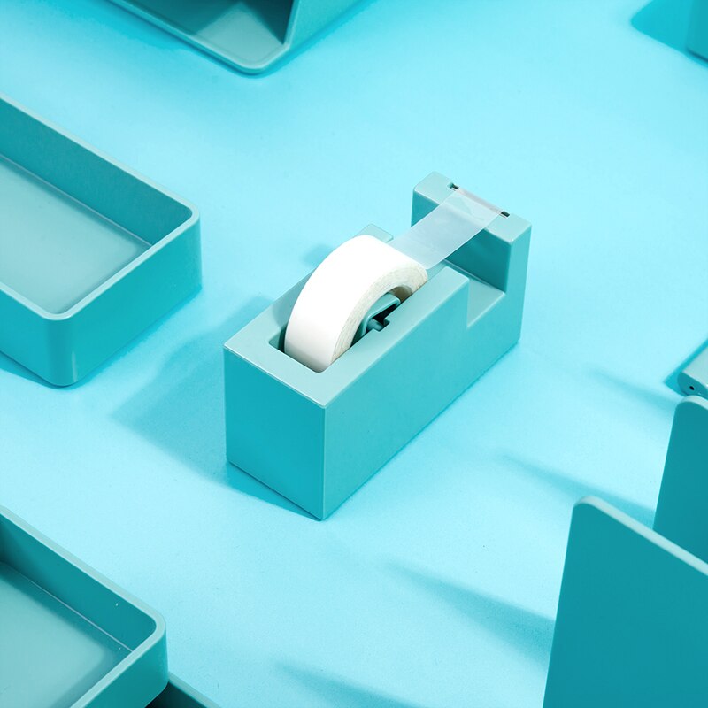 DELI NUSIGN NS121 Portable Tape dispenser cute small tape holders cutter desktop student office supplies Stationery