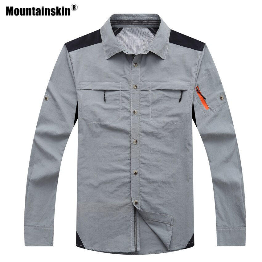 Mountainskin miesten #39 vaelluspaidat, nopeasti kuivuvat, ulkoilu-, hengittävät, kalastus-, vaellus-, retkeily- ja ohuet liitosvaatteet  va619