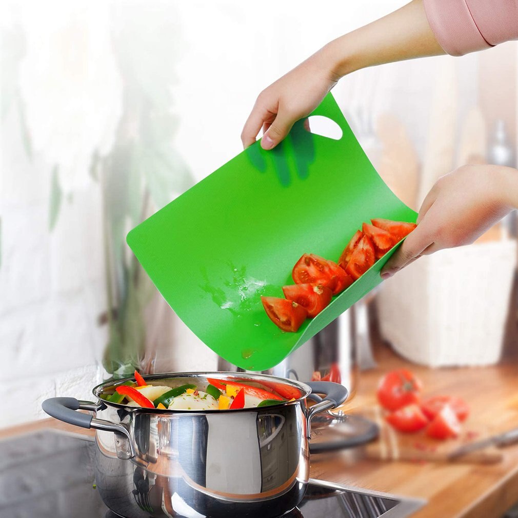 Portable Cutting Mat Set Colorful Kitchen Cutting Board Set Super Easy Clean Modern Cutting Boards Nice Flexible Non-Stick