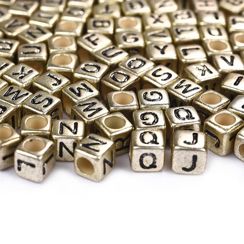100pc Mixed English Letter Acrylic Beads Flat Heart Alphabet Number Beads For Charms Bracelet Necklace For Jewelry Making DI: 08
