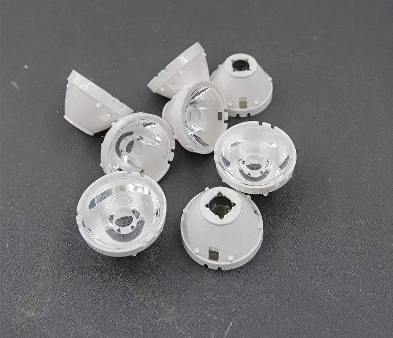 Lente reflectora LED colimador, 15, 30, 45, 60 grados, 21mm, para Cree T6 U2 XML XM-L LED