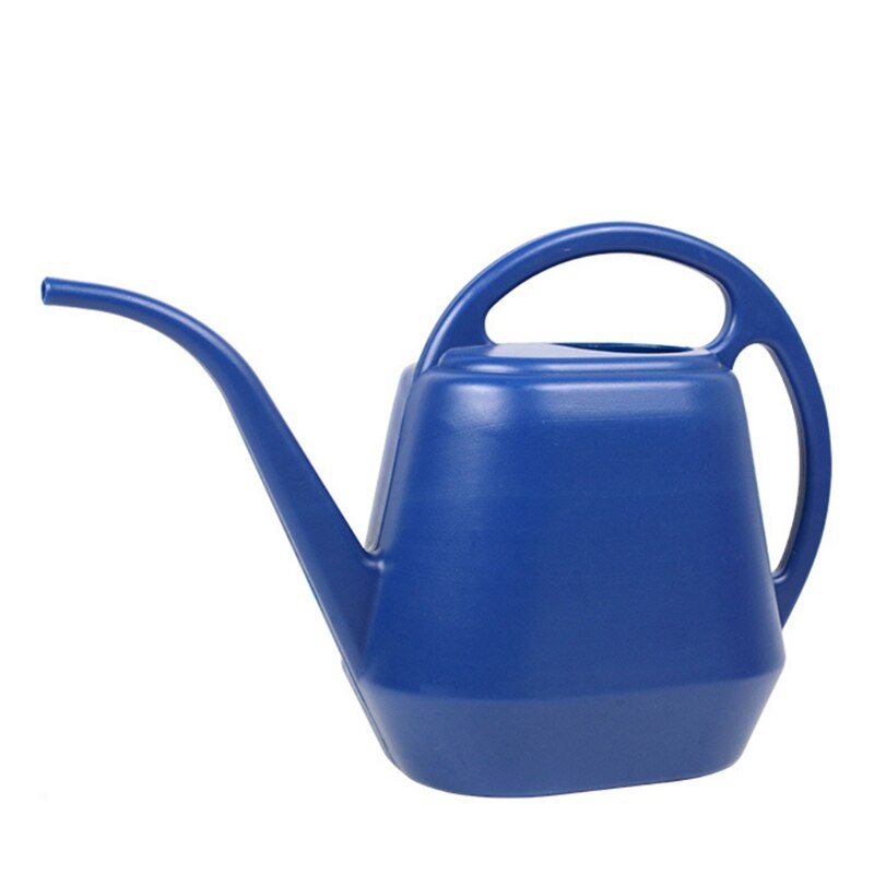 Regadera de gran capacidad de 4L, hervidor de Caño largo para plantas de jardín interior y exterior, bonsái suculento de flores: Navy blue