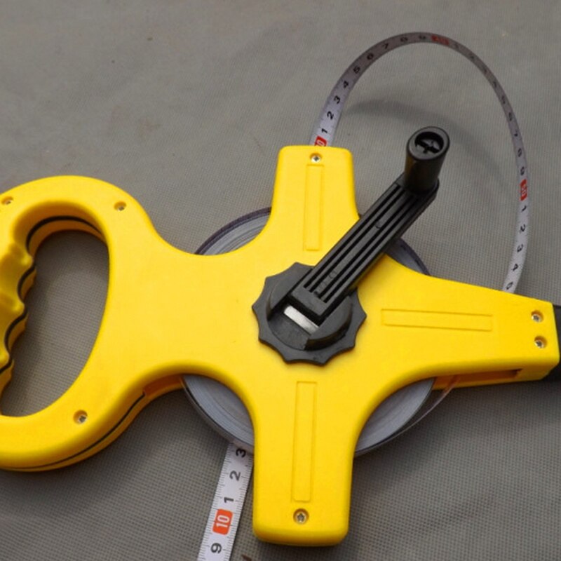 Stainless Steel Tape Measure Metric Ruler Tape 30M Telescopic Construction Worker Measuring Tool