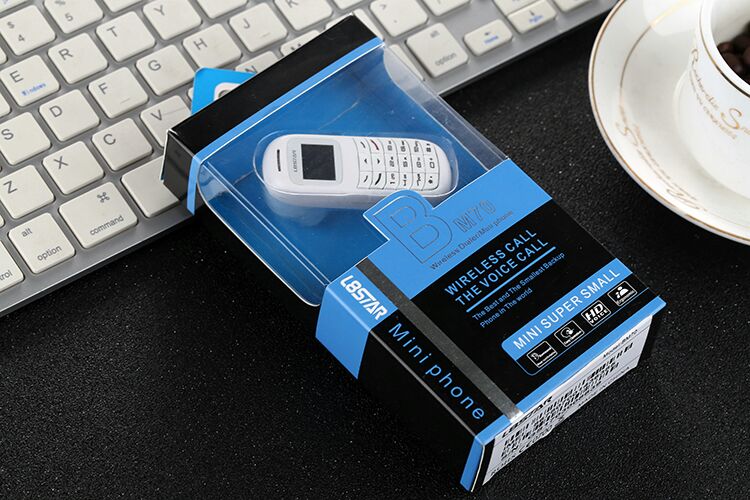 L8star mini téléphone BM70 sans fil Bluetooth casque composeur stéréo Mini casque poche téléphone Support SIM carte appel