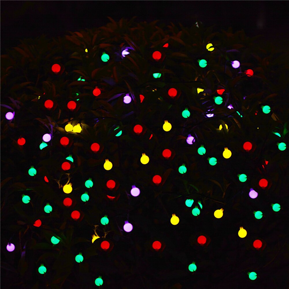LED Solar Light Decoration Outdoor Fence Garden Street Garland String Light Festoon LED Light IP65 Waterproof Fairy Lamp: Multicolour / 22m 200leds