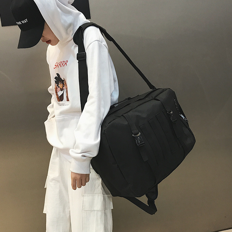 Rygsæk kvinder skole rygsæk ensfarvet studerende pige skoletasker rejser udendørs stor kapacitet kvindelig rygsæk