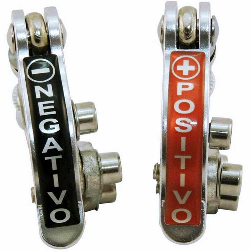 2PCS Pure Copper Auto Battery Terminal Disconnect Switch Toolless Quick Disconnect Battery Post Terminal Shut-Off Connectors