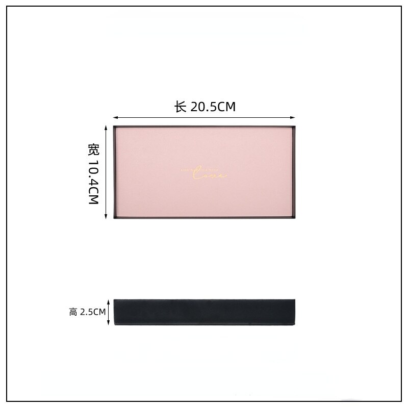Morandi – plateau de rangement en métal et fer, bloc de cuir de couleur géométrique, conteneur de finition de stockage de produits cosmétiques divers nordiques: Rectangle S