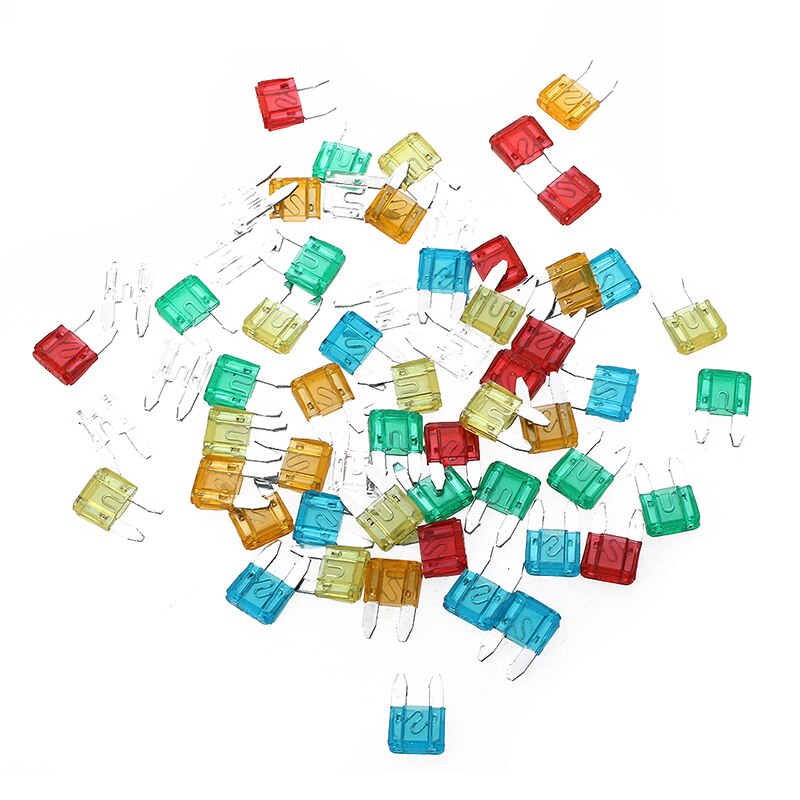 60 x Blade Fuse Plug for Car 5/10/15/20/25/30 Amp