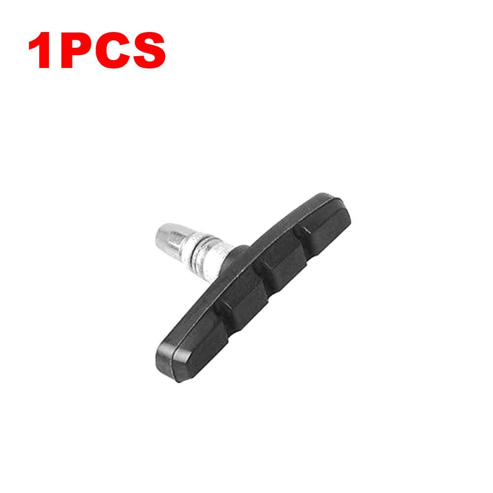 Pastillas de freno para bicicleta de montaña y carretera, soporte de freno en V, bloques de zapatos, llanta de fricción de goma, 1-10 piezas: Blanco
