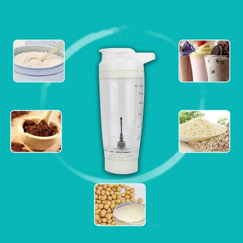600ml elektrisk automatisering protein shaker juicer vandflaske automatisk bevægelse kaffe mælk smart mixer drinkware