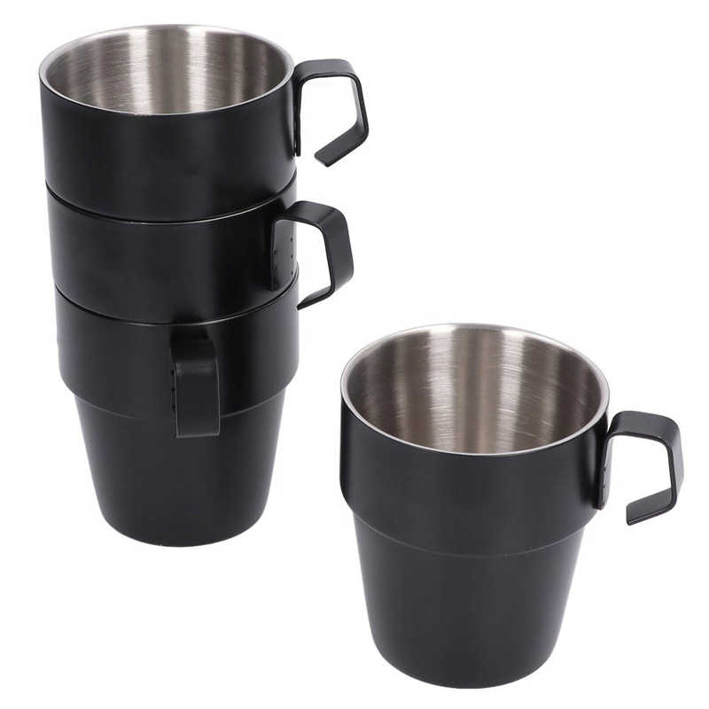 Water Cup Harmless Coffee Cup Stainless Steel with Bracket for Picnic for Camping for Bedroom