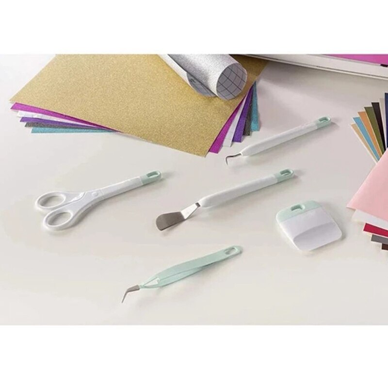 JHD-DIY Craft Vinyl Weeding Tools Set Cardstock Crafting Basic Tools Kit For Cricut Maker Silhouette/Oracal Vinyl