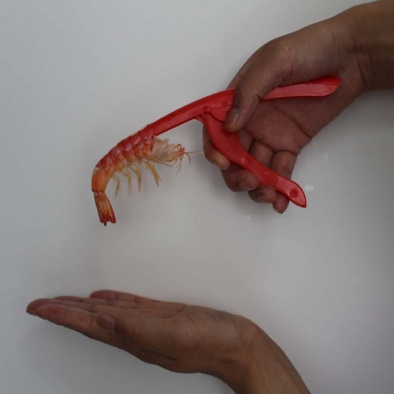 1 pc gambas pelador práctico útil langostino pelador bombardeo dispositivo camarones Deveiner cáscara herramientas de cocina