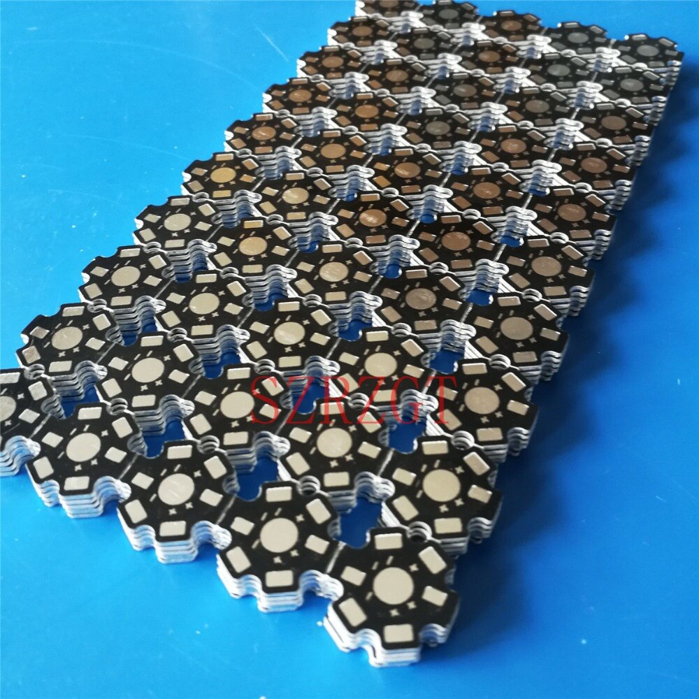 50 pcs 1000 stks/partij LED PCB koellichaam 20mm LED aluminium bodemplaat high power LED kralen radiator Gebruik voor 1/3/5 W lamp LED chip