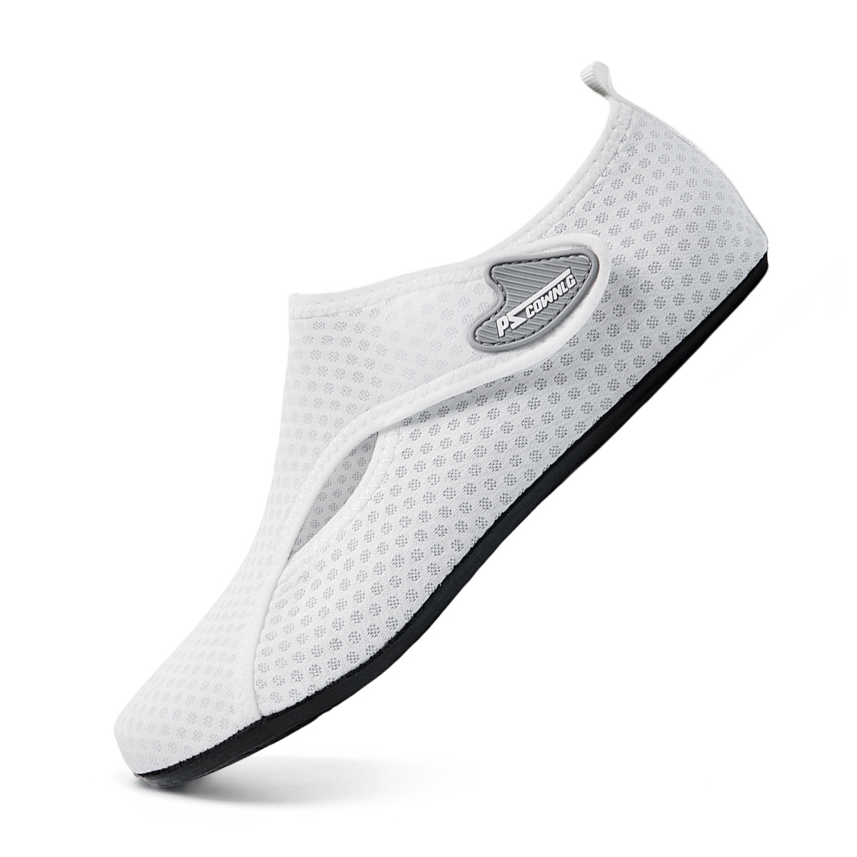 Schnell trocknende Wasserschuhe, rutschfest, atmungsaktiv, Sommer-Aqua-Strandsandale, flacher Schuh, Strand-Slipper für Männer und Frauen, Bach-Schuhe, 1 Paar: Beige / 40