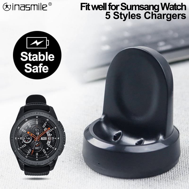 Wireless fast watch Charger Dock Base for Samsung Galaxy Watch 3 Active 2 1 USB Charging Cable for Galaxy Gear Sport S2 S3 Fit E
