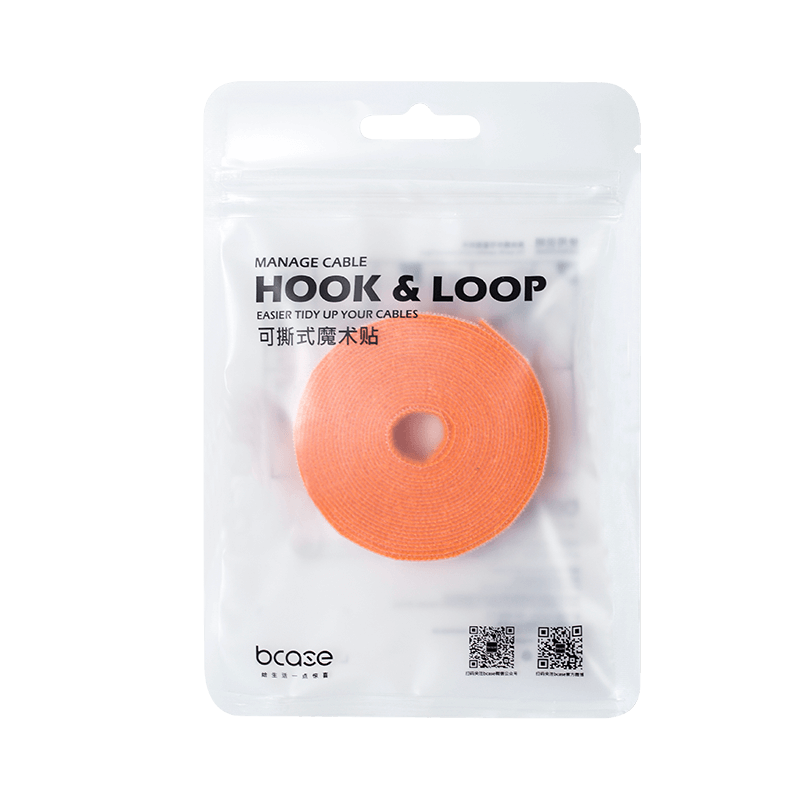 Tearable Velcro Strip cable velcros adhesive 3m cable management velcro Cable Ties Wire Cord Organizer: Orange 3m