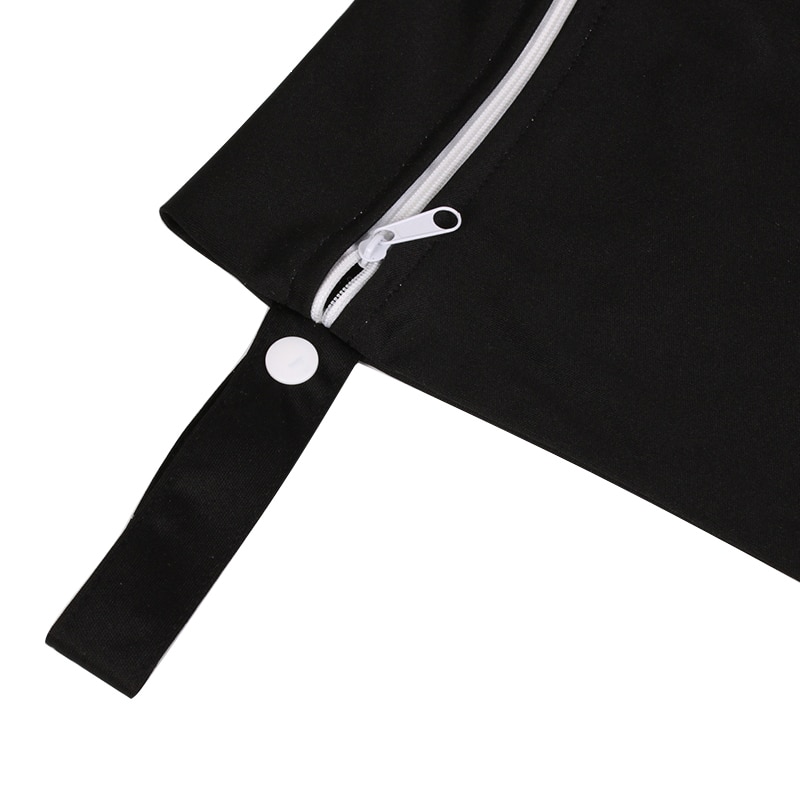 Bolsa húmeda reutilizable de 30x40 cm, forro de cubo para tela, pañales sucios, bolso húmedo seco, impermeable, bolsa húmeda para pañales de bebé Pul sólido