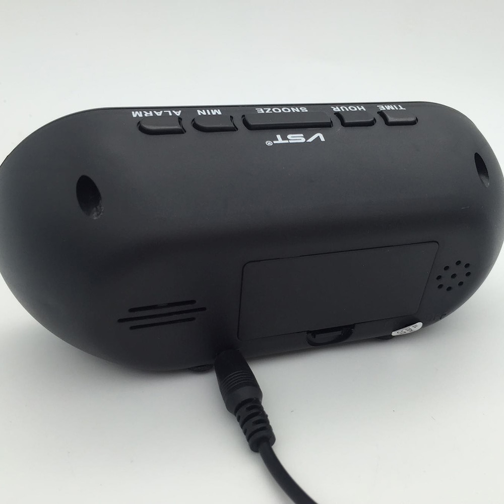 USB LED Alarm Clock Clock Multi-Function Digital Alarm Clock for Home School (Red)