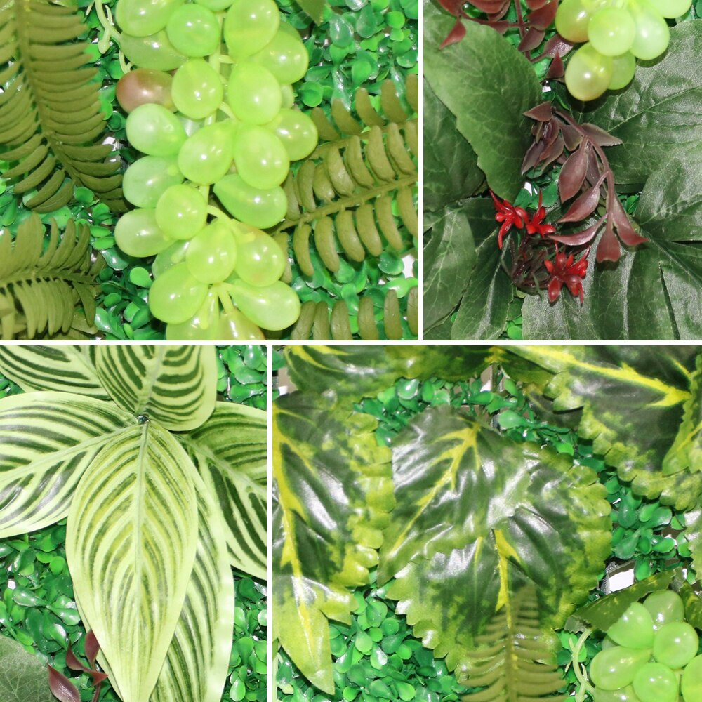 Artificial Turf Decorative Grass Background Wedding Grass Artificial Grass Plant With Grape DIY Background Wall