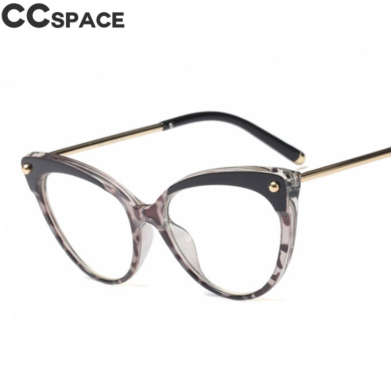 45639 Cat Eye Glasses Frames Women Trending Styles Brand Eyeglasses TR90 Optical Computer Glasses
