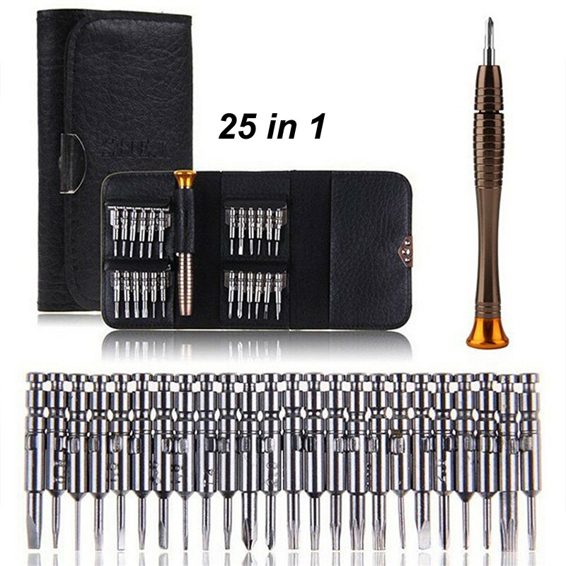 Schroevendraaier Set Precisie Mini Magnetische Schroevendraaier Bits Kit Telefoon Mobiele Ipad Camera Onderhoud Tool Reparatie