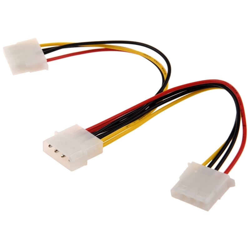 1Pcs Molex 4 Pin Voeding Y Splitter Kabel & 1Pcs Ide/Molex/IP4/4-Pin Naar Sata Power 15-Pin Connector Adapter Kabel