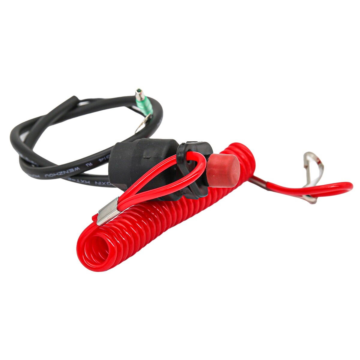 Emergency Kill Stop Switch Outboard Cut Off Boat Motor Emergency Kill Stop Switch W/Safety Tether Lanyard Dirt Pit Bike