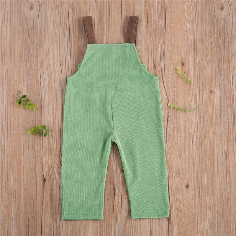 Lente herfst jongens overalls meisjes corduroy jumpsuit kinderen casual broeken kinderbroeken baby meisjes overalls